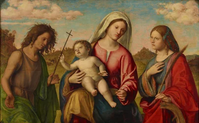 Jungfrau und Kind mit St. Katharina und Johannes dem Täufer, ca. 1515